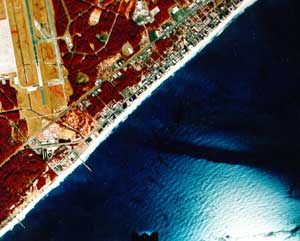 satelite detail of mytle beach
