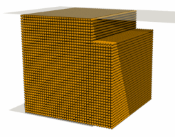 DEM fracturing simulation