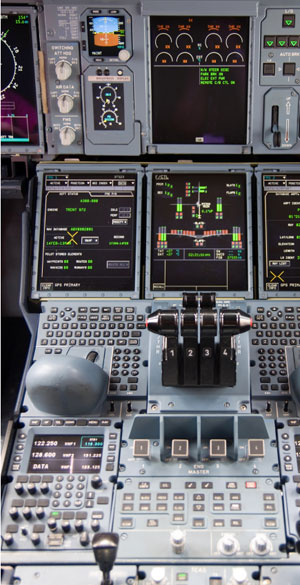 A380 cockpit electronics