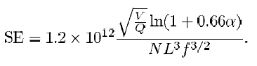 Shielding Effectiveness Equation